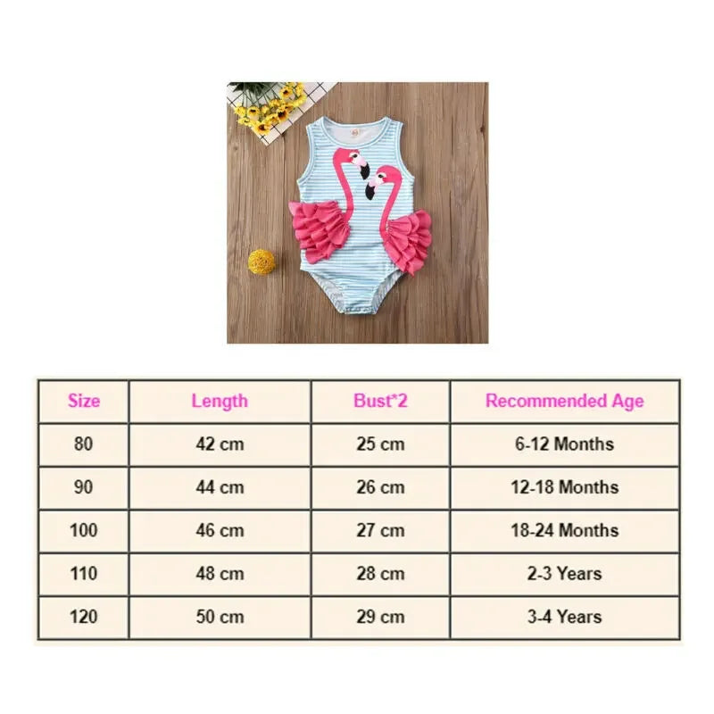 LUX BABY 0-4 years Flamingo Swimwear