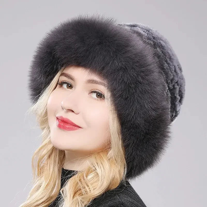 Bella Rabbit Fur Hat