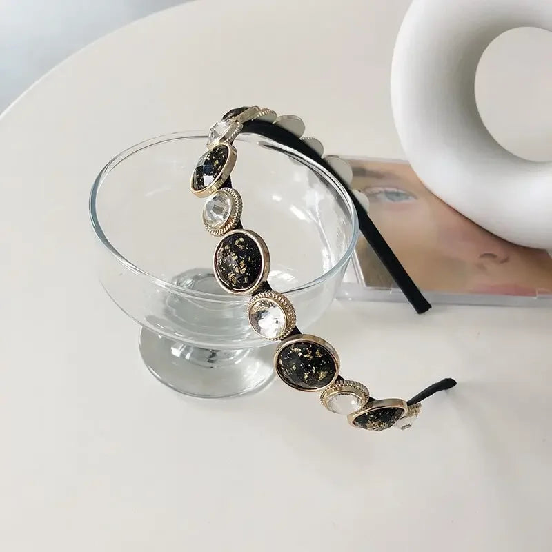 LUX Rhinestone Baroque Hairband