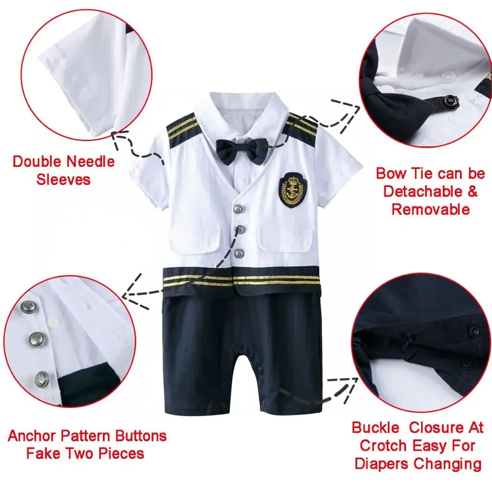 Baby Boys Captain Costume