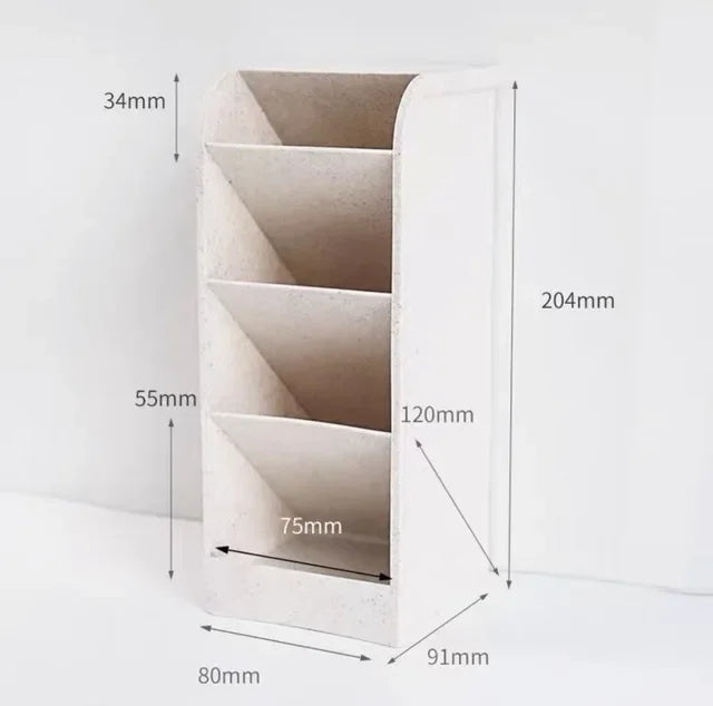 Multifunctional 4 Grid Desktop Organizer