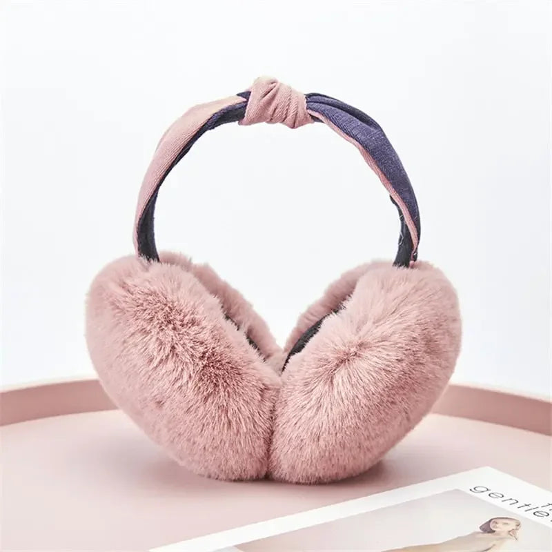 Winter Foldable Thick Plush Earmuffs