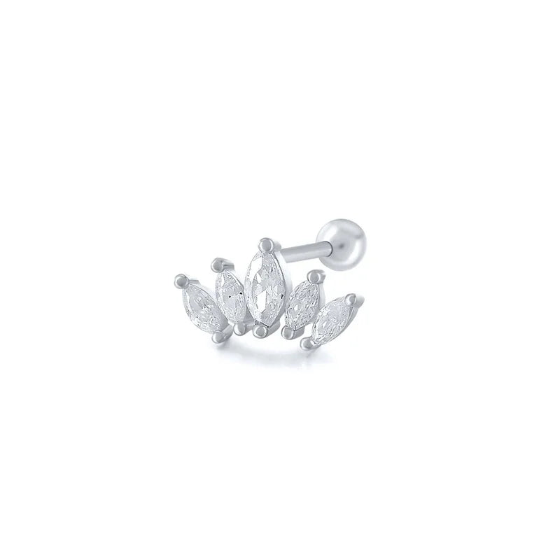 Moon Stud Earrings