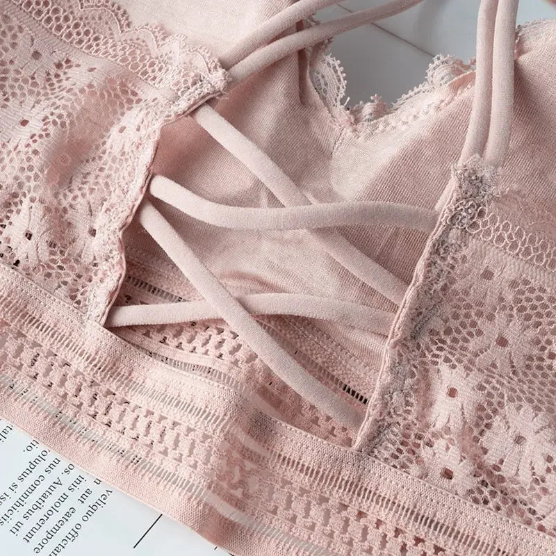 Peony Push Up Sports Bra
