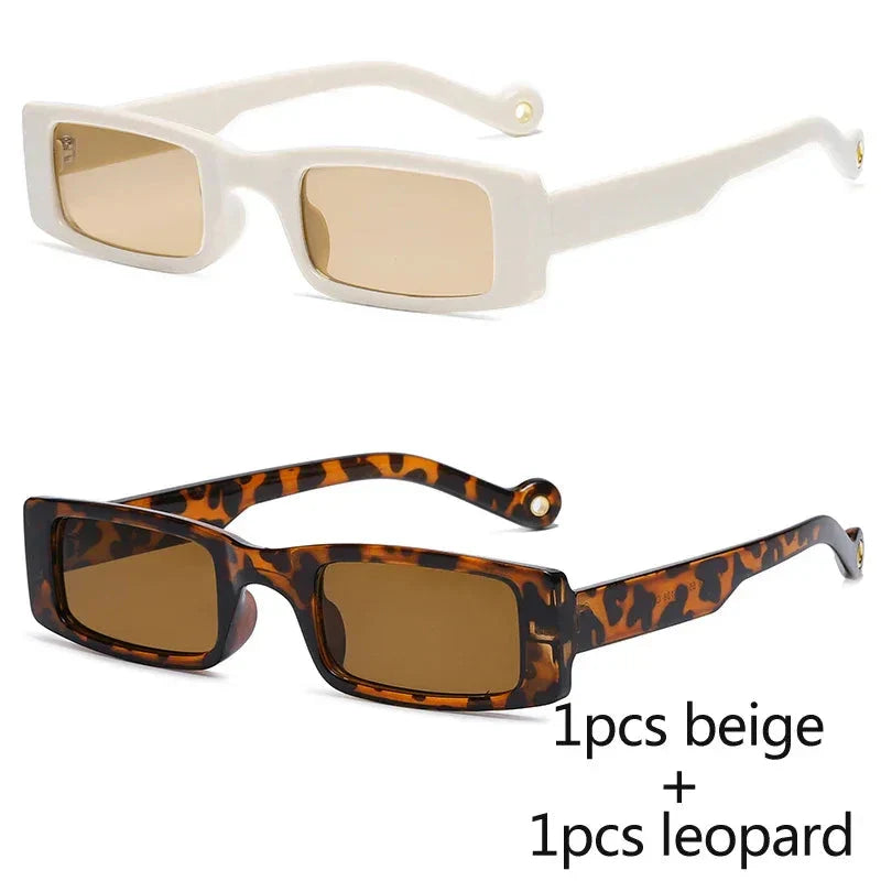 Square Frame Vintage Brand Sun Glasses UV400