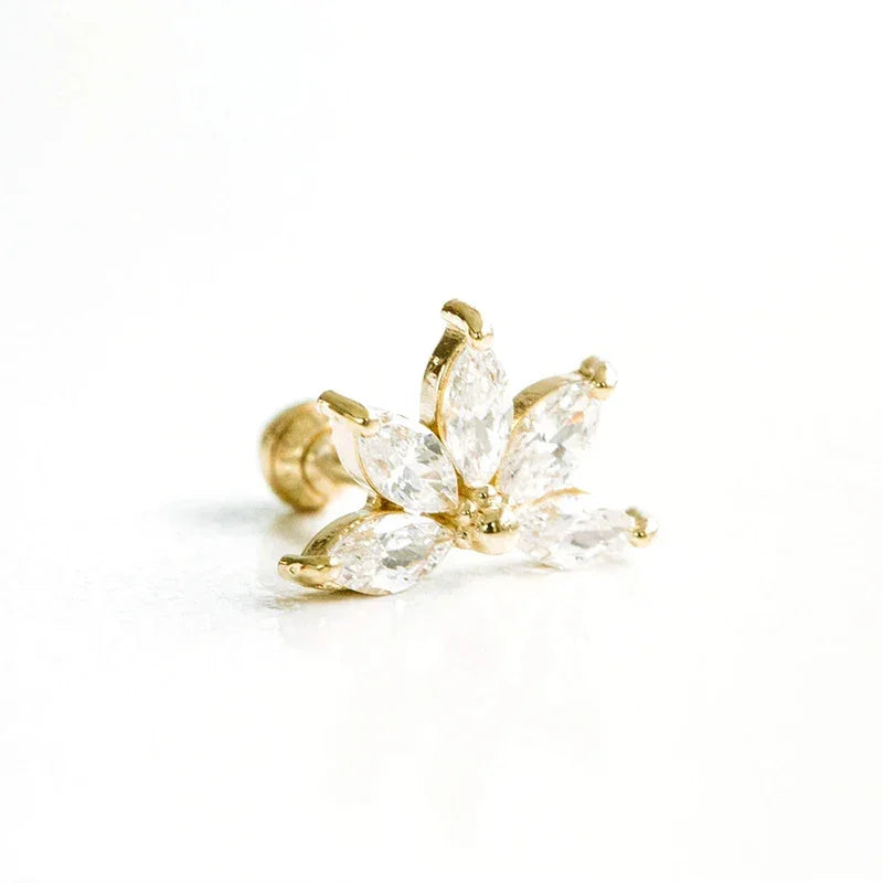 Moon Stud Earrings