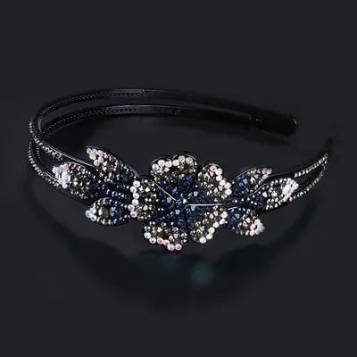 Wild Flower Pearl Rhinestone Headband