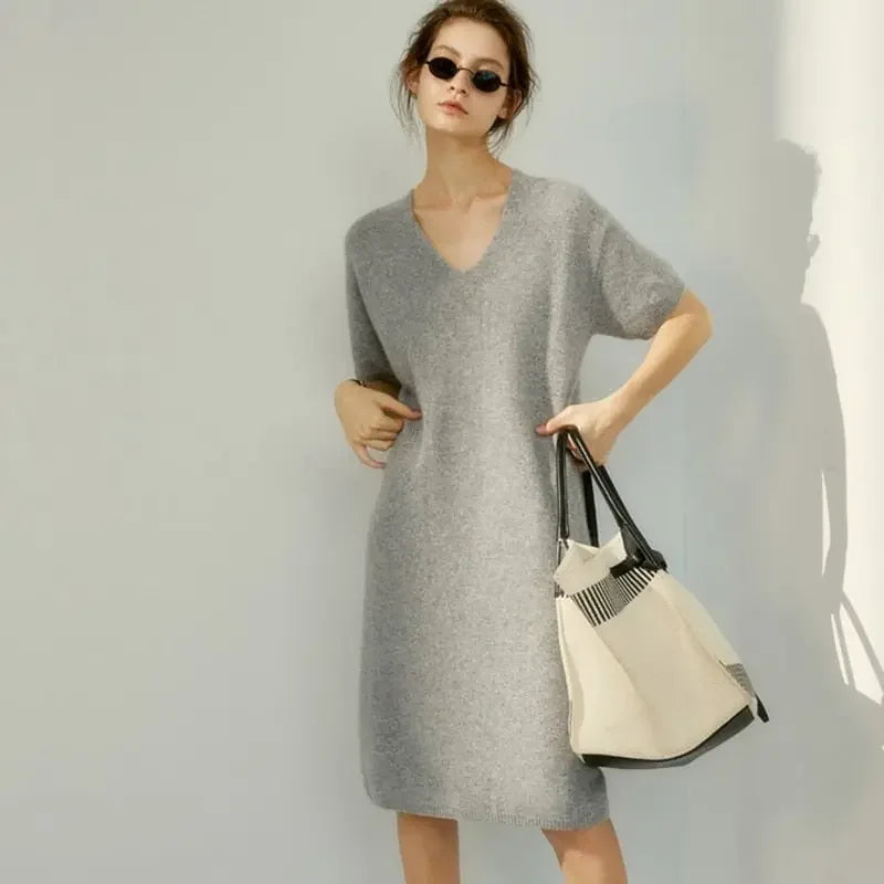 Lily cashmere sweater dress