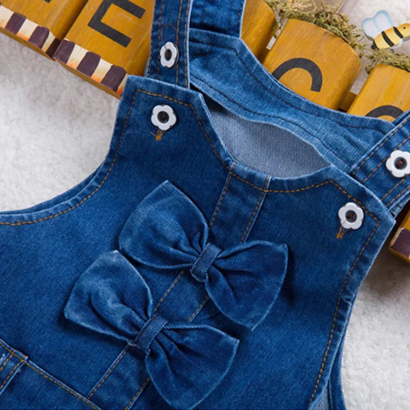 Toddler Long Denim Jean Overalls