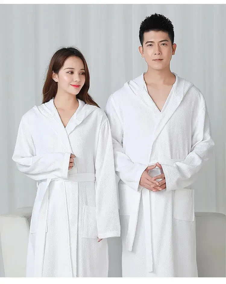 Hotel Lux Cotton Hooded Robe