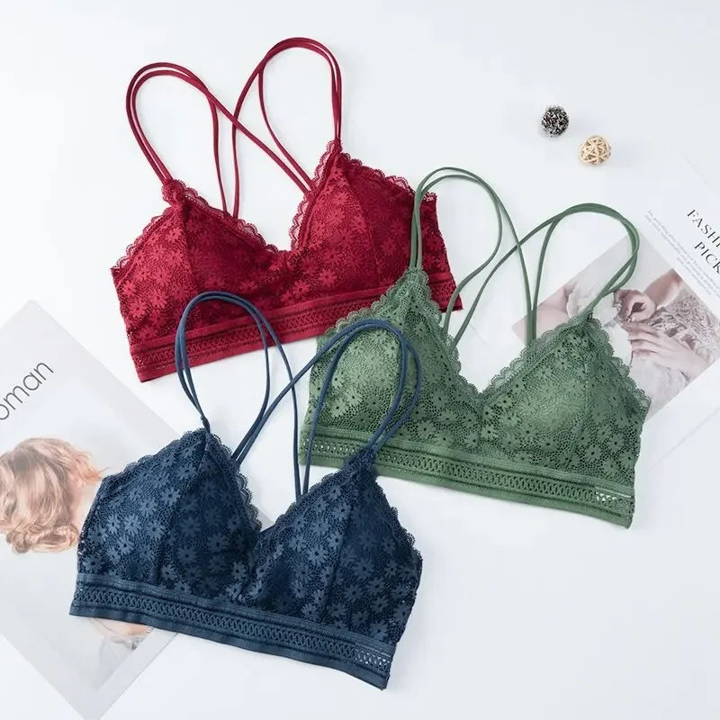 Peony Push Up Sports Bra