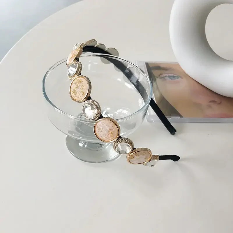 LUX Rhinestone Baroque Hairband