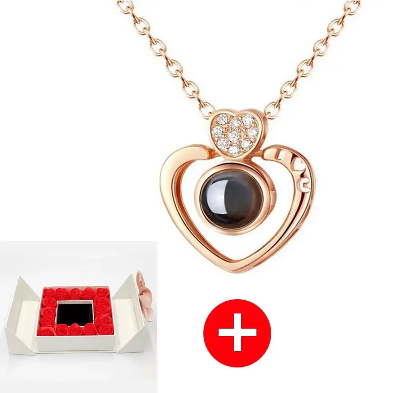 Valentines Artificial Rose & Jewelry Gift Box