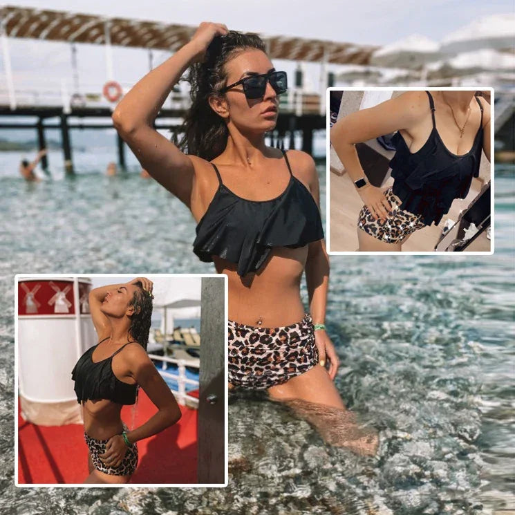 Bikini  Set Women 2022 Swimsuit  High Waist Tankini Print Bathing Suit Brazilian Bikini  Swimsuit Plus Size Swimwear Woman