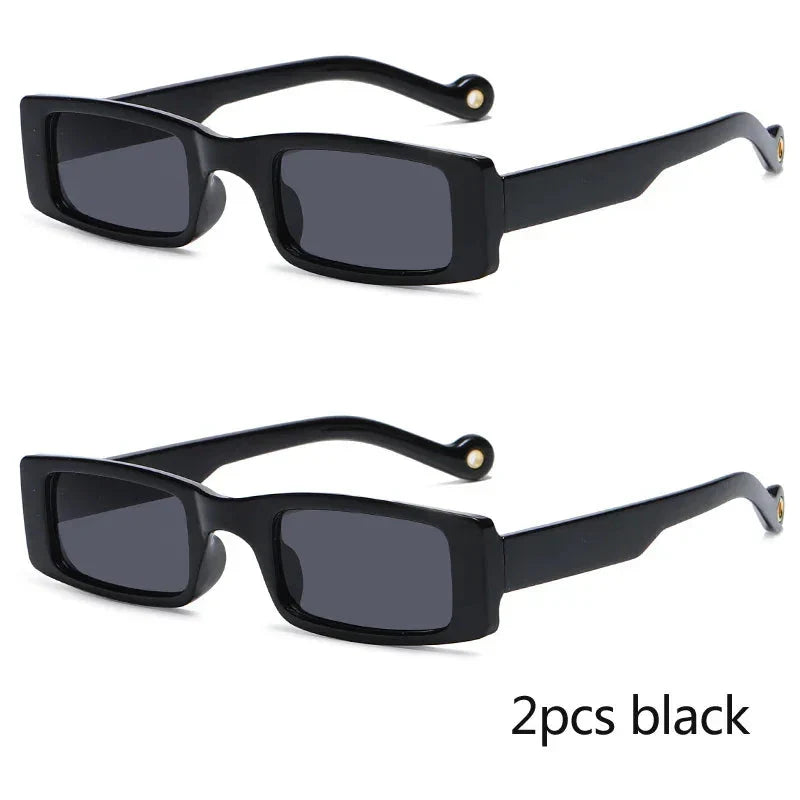 Square Frame Vintage Brand Sun Glasses UV400