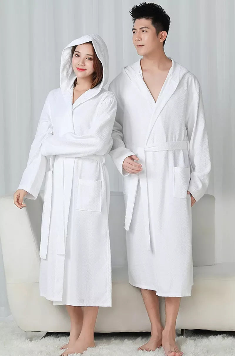 Hotel Lux Cotton Hooded Robe