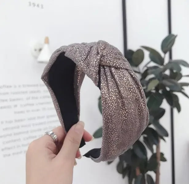 Vintage Wide Center Knot Hairband