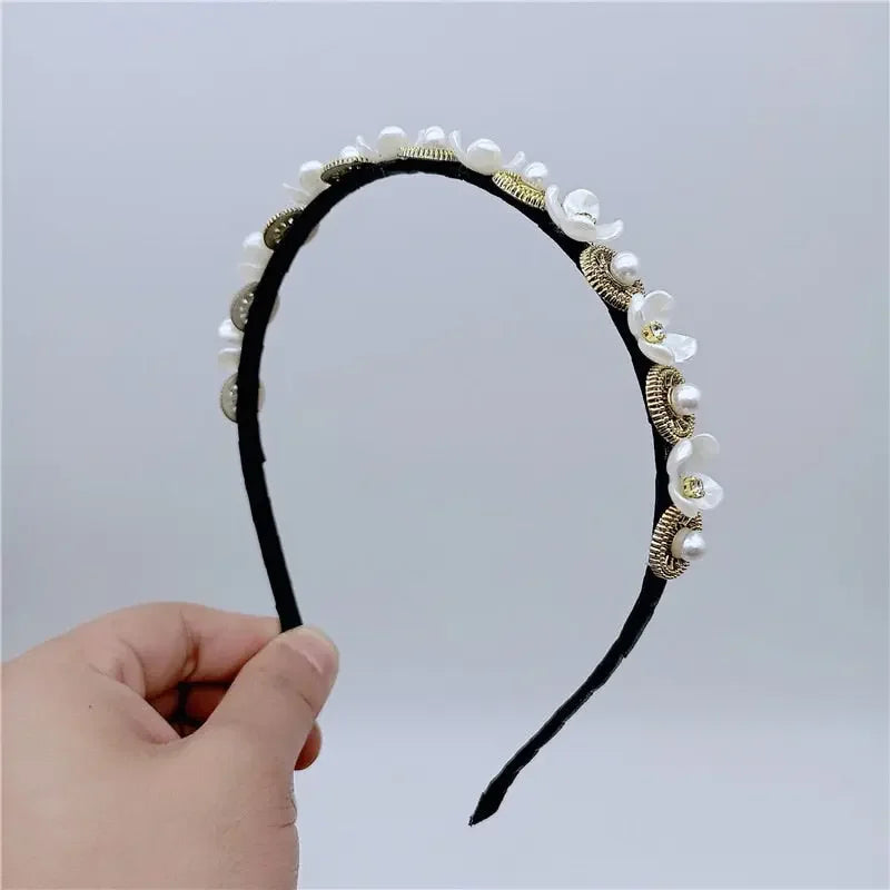 LUX Rhinestone Baroque Hairband