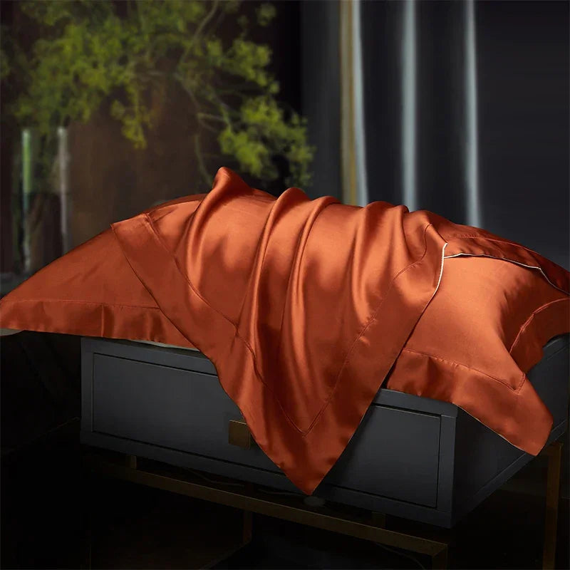 DISANGNI 100% pure silk pillowcase real silk pillowcase natural silk pillowcase mulberry silk pillowcase Free Shipping