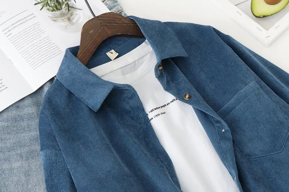 Casual Corduroy Top