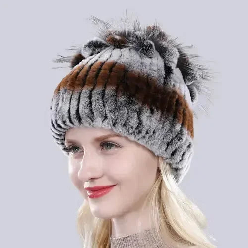 LUX Winter Rabbit Fur Hat