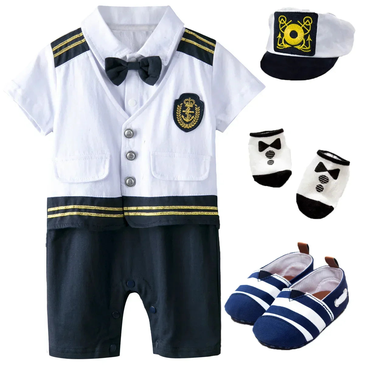 Baby Boys Captain Costume
