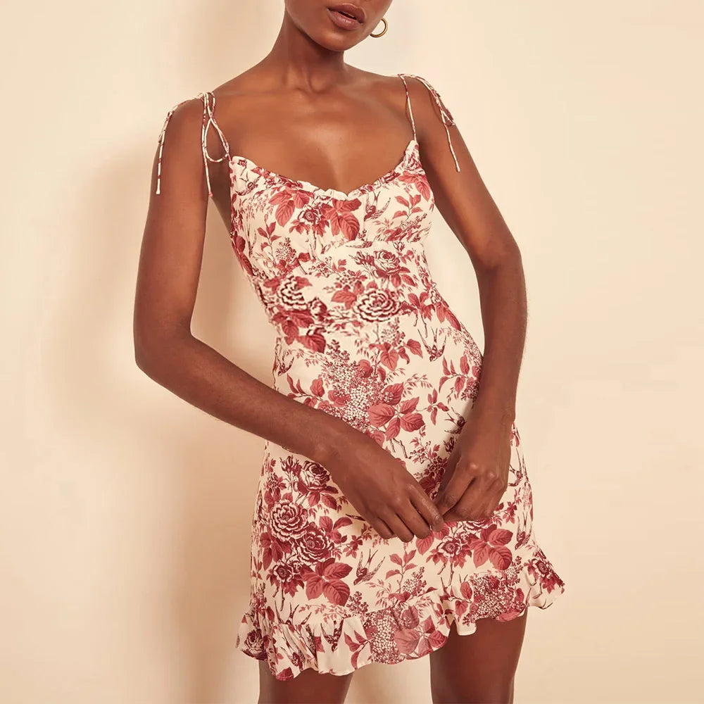 Summer Ruffle Vaca Beach Dress