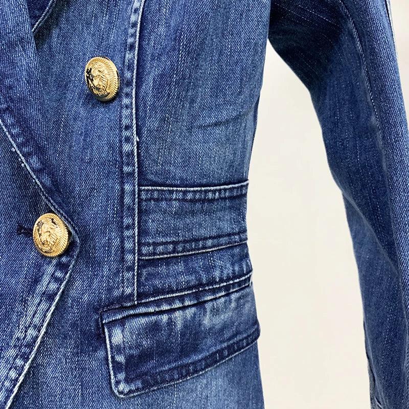 Designer Blazer Denim Jacket