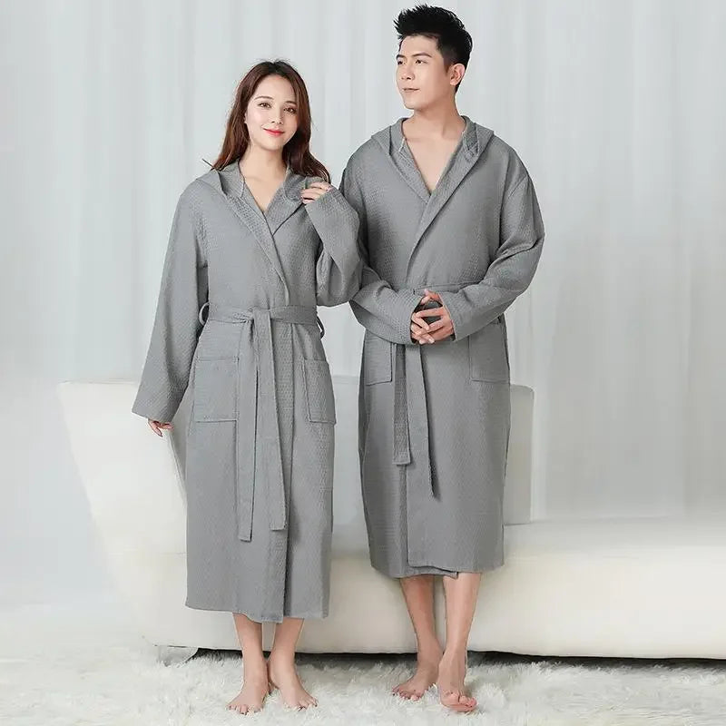 Hotel Lux Cotton Hooded Robe