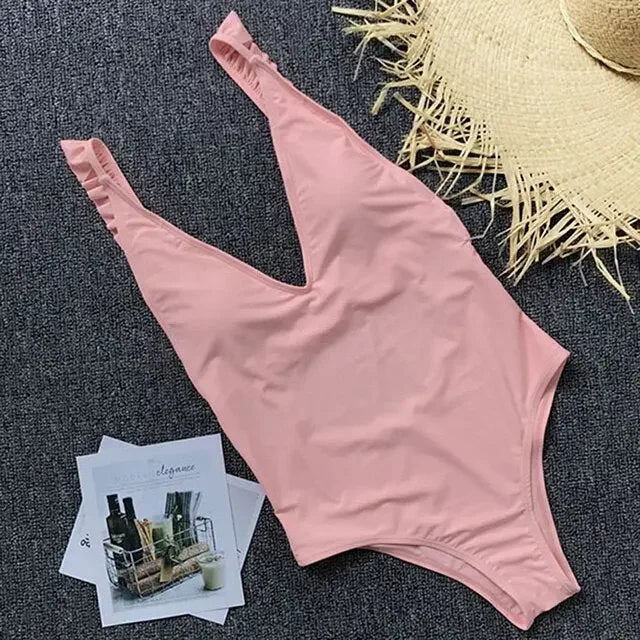 All The Frills Ruffled Monokini