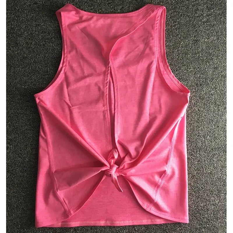 Women Yoga Tank Tops  Quick-dry  Exercise Women's Workout Gym Clothes  Sports T-Shirts  Fitness Top women Shirt sportswear