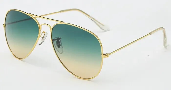 Men’s Retro Silver Sun Glasses