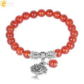 Red Onyx Gem Stone Bracelet