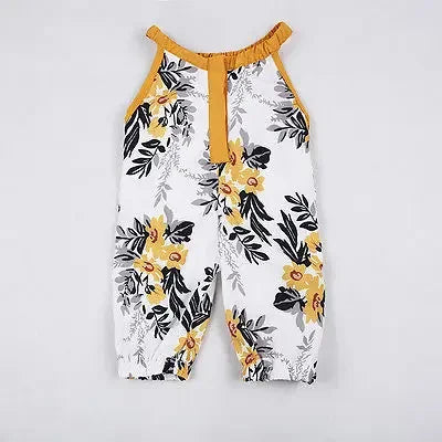 Tropic Baby Sleeveless Summer Jumpsuit