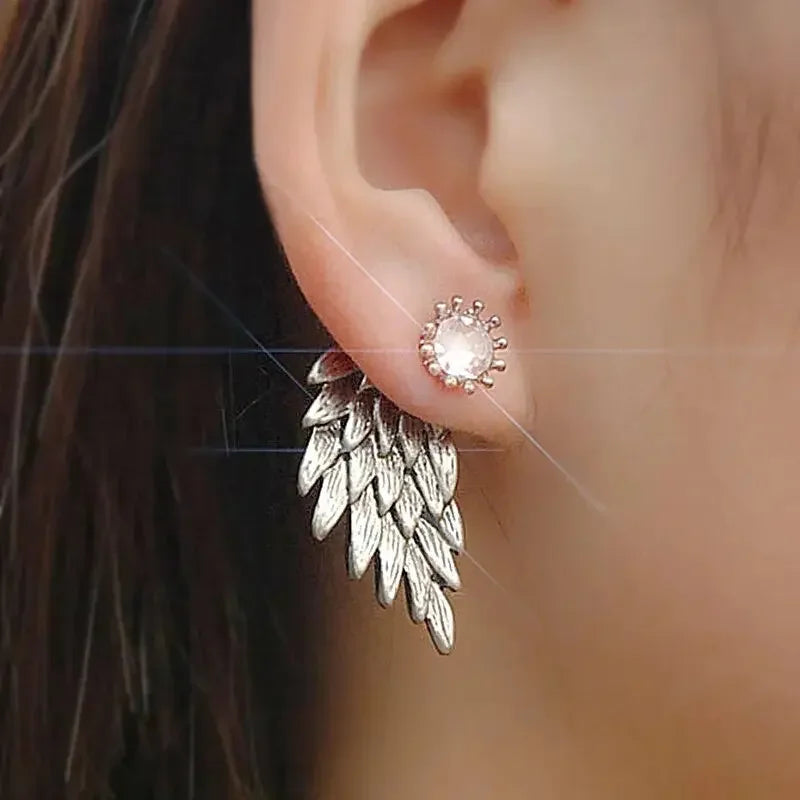 Angel Wings Stud Earrings