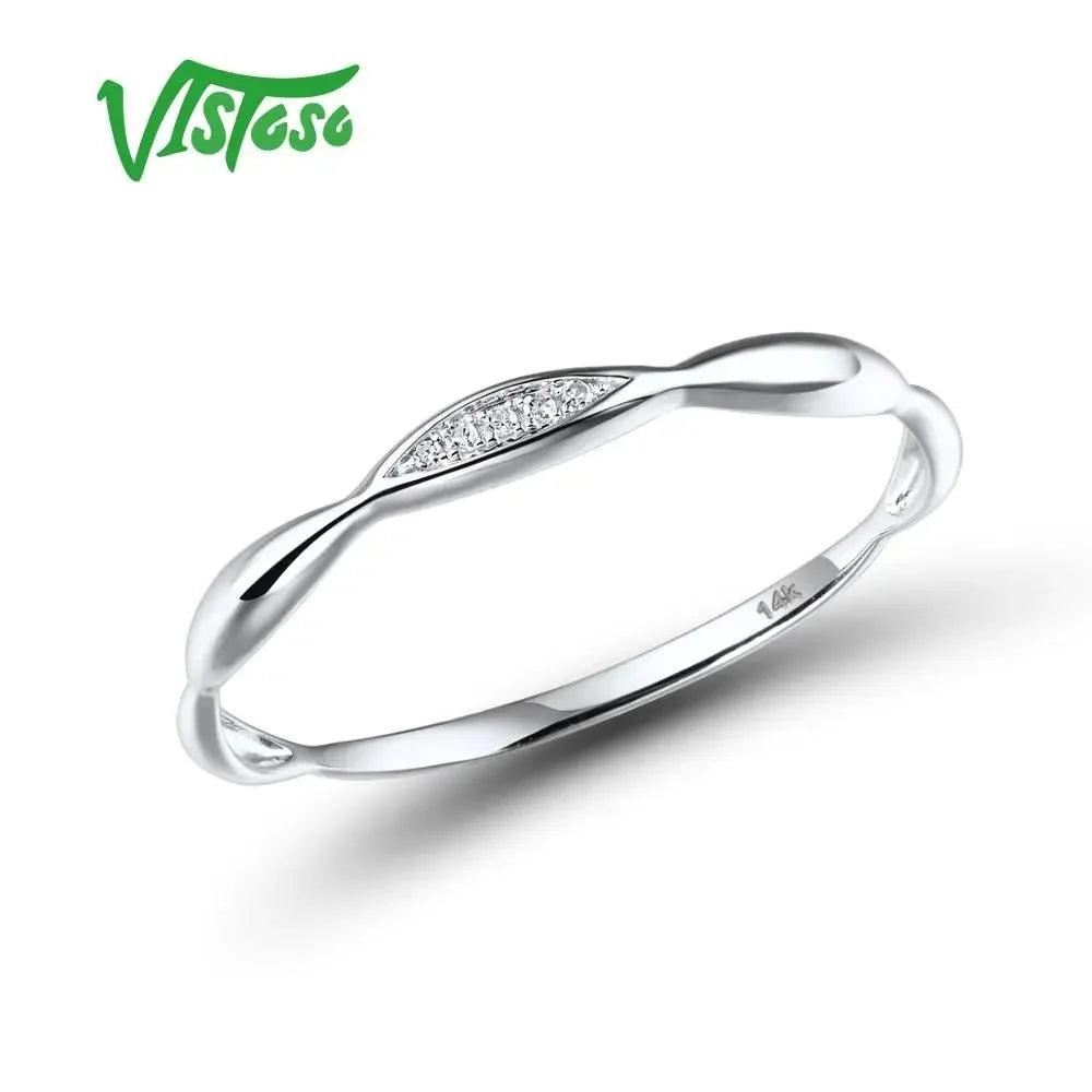 LUX Faithful 14K Yellow/White Gold Promise Ring