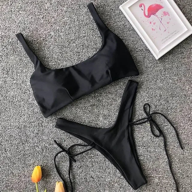 Juicy High Cut Brazilian Bikini
