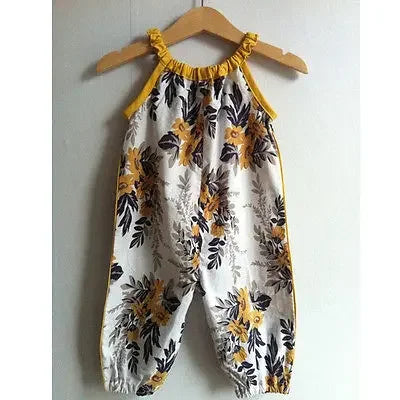 Tropic Baby Sleeveless Summer Jumpsuit