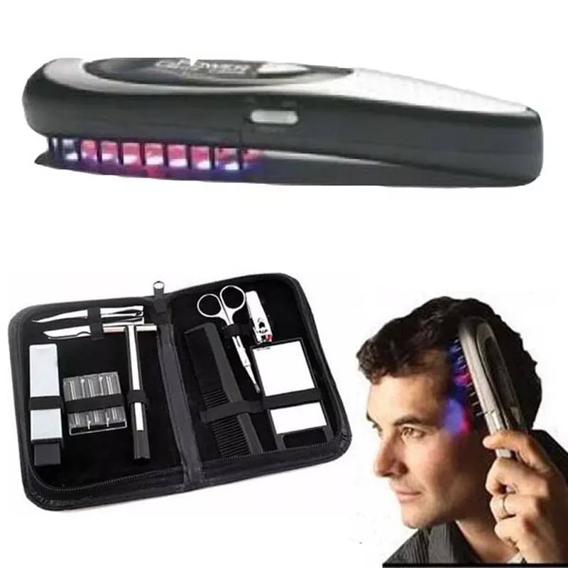 Electric Laser Massage Hair Growth Comb Hair Brush Laser Hair Loss Stop Regrow Therapy Comb Ozone Infrared Massager DropShipping