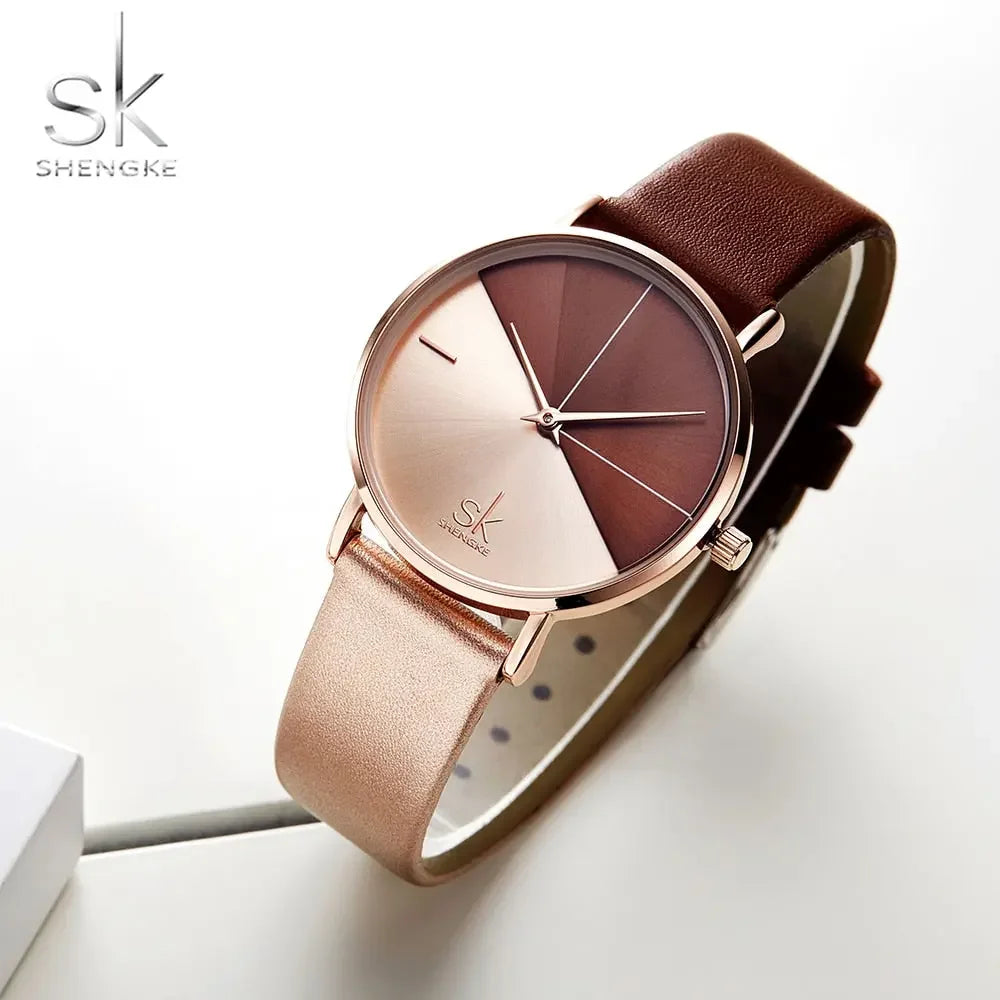 Leather Quartz Watch