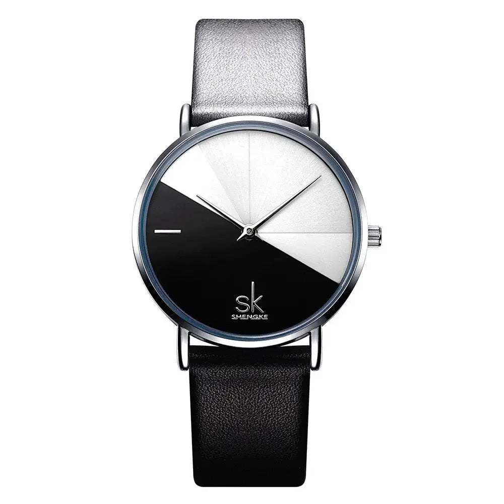 Leather Quartz Watch