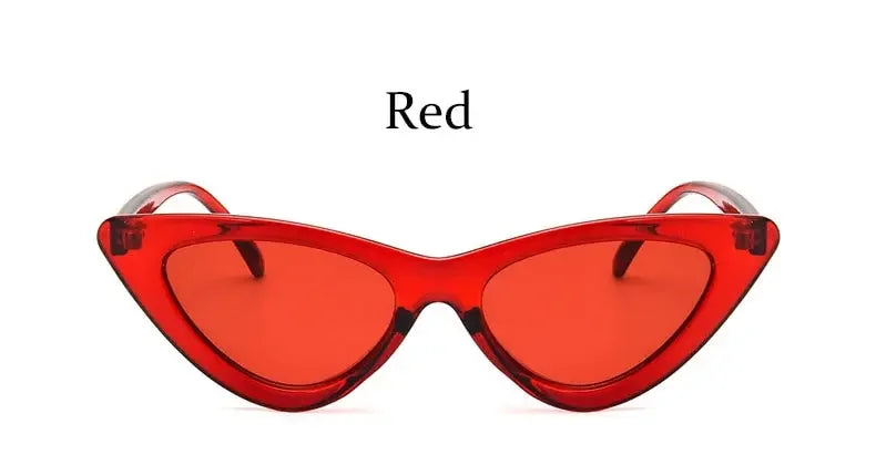Cat Eye Fashion Sunglasses Women Vintage small Leopard Triangle Sunglasses Retro Female Eyewear UV400 Brand Designer Retro