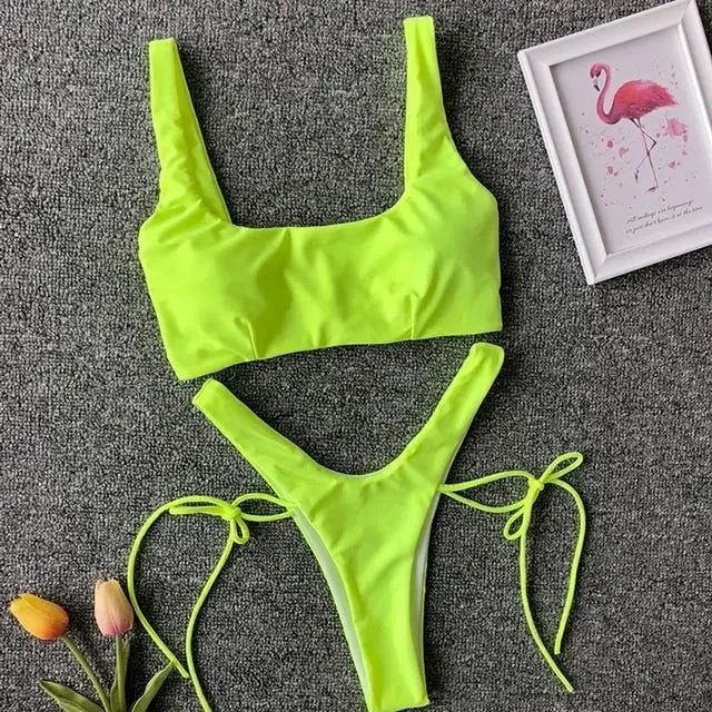 Juicy High Cut Brazilian Bikini