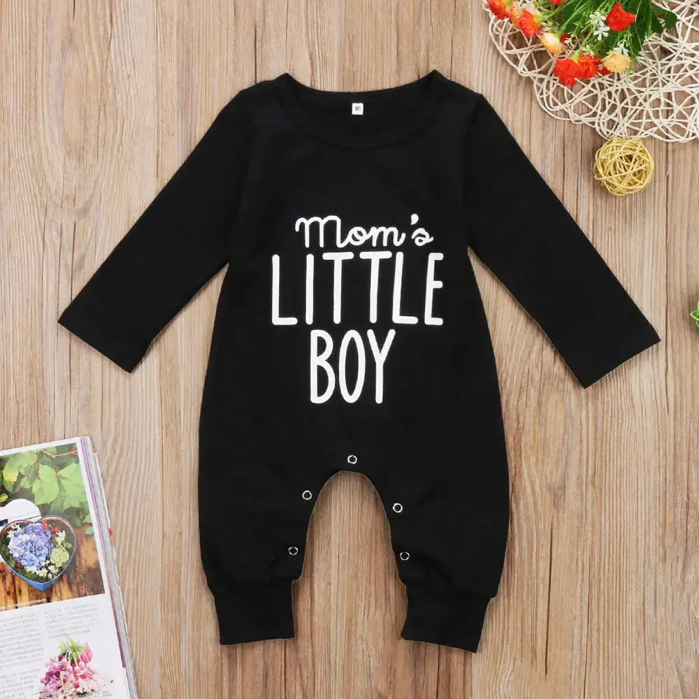 Mom's Little Boy Newborn Romper