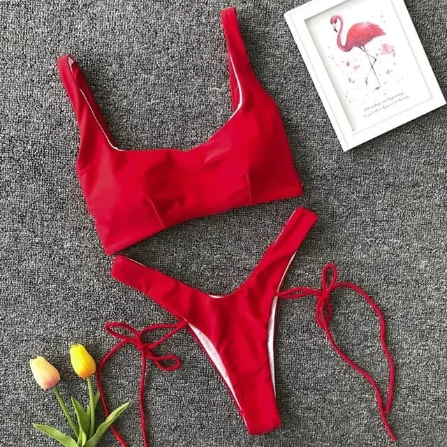 Juicy High Cut Brazilian Bikini
