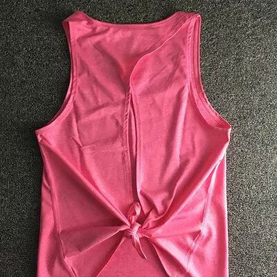 Women Yoga Tank Tops  Quick-dry  Exercise Women's Workout Gym Clothes  Sports T-Shirts  Fitness Top women Shirt sportswear