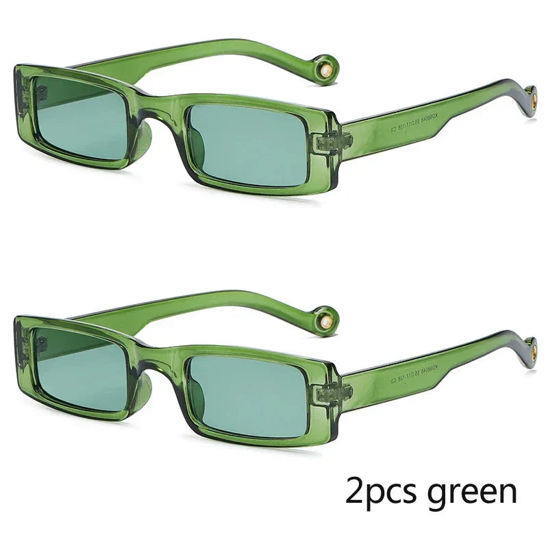 Square Frame Vintage Brand Sun Glasses UV400