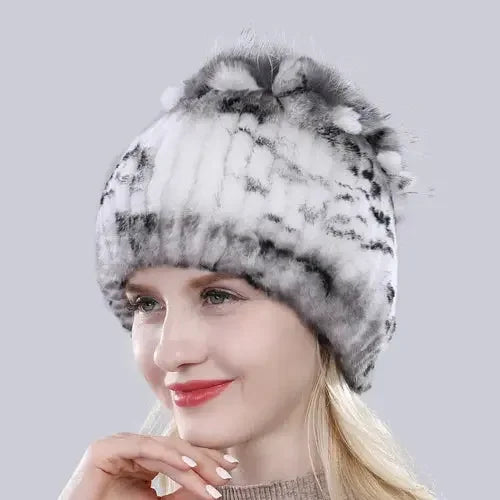 LUX Winter Rabbit Fur Hat