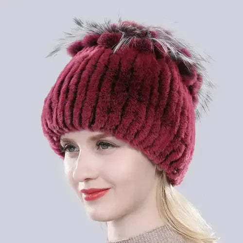LUX Winter Rabbit Fur Hat