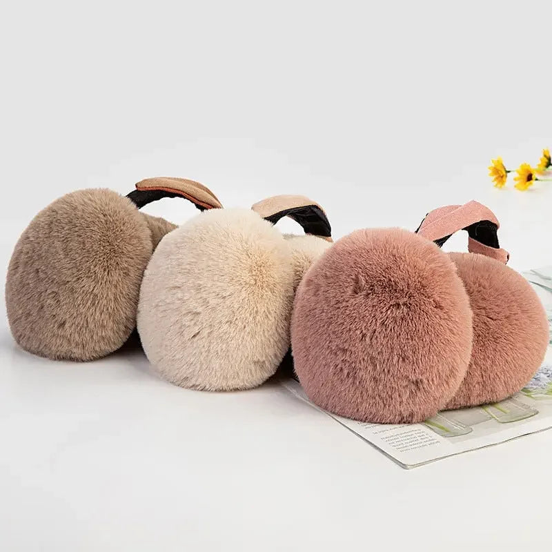 Winter Foldable Thick Plush Earmuffs